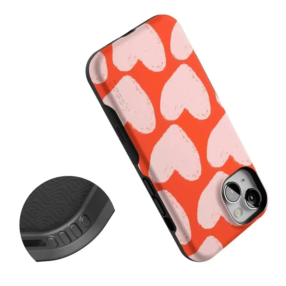 Love You More | Heart Doodle Case Phone Case Casetry