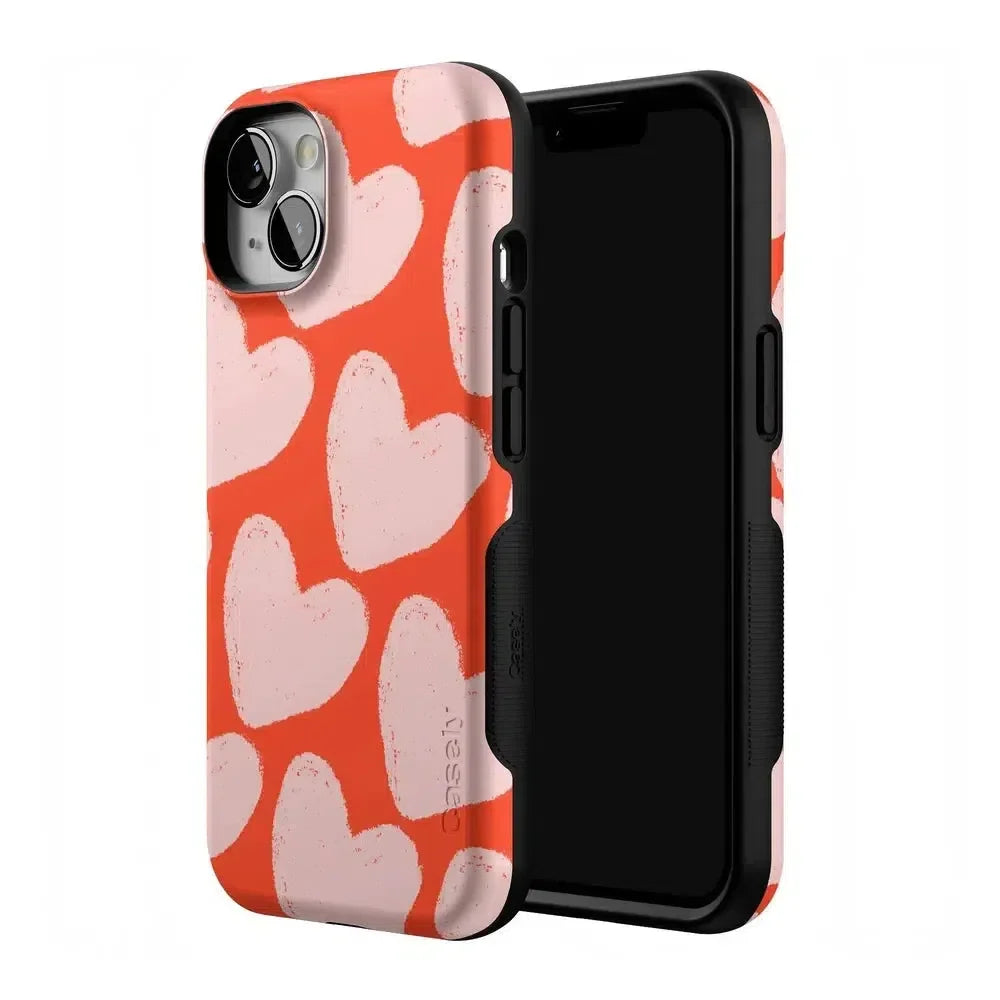 Love You More | Heart Doodle Case Phone Case Casetry
