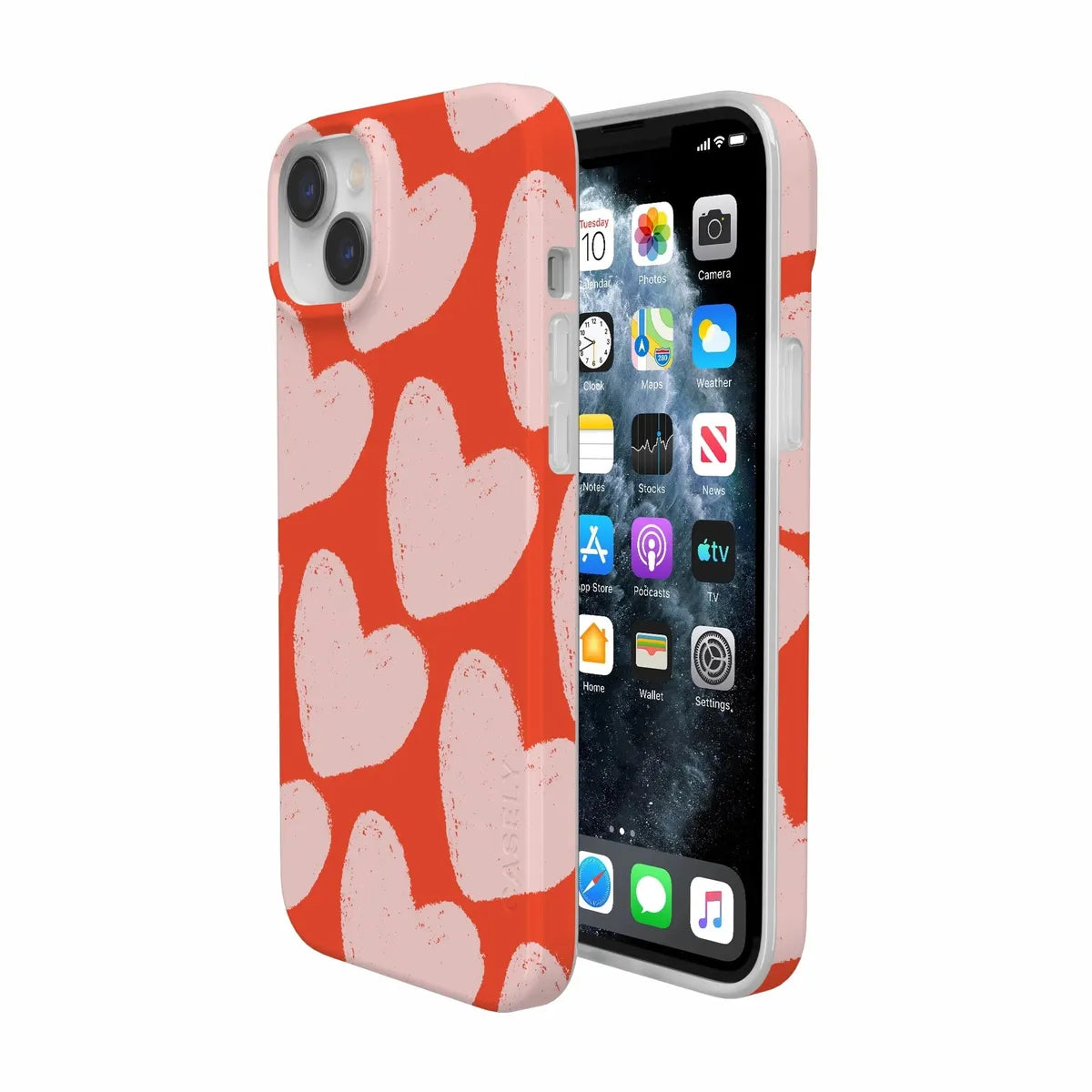 Love You More | Heart Doodle Case Phone Case Casetry