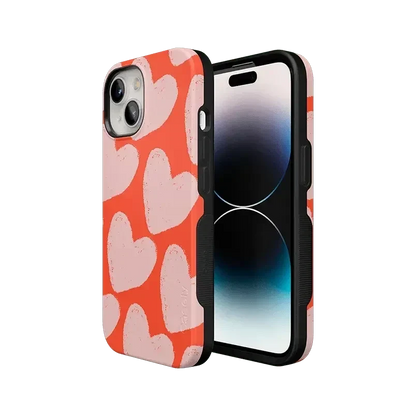 Love You More | Heart Doodle Case Phone Case Casetry