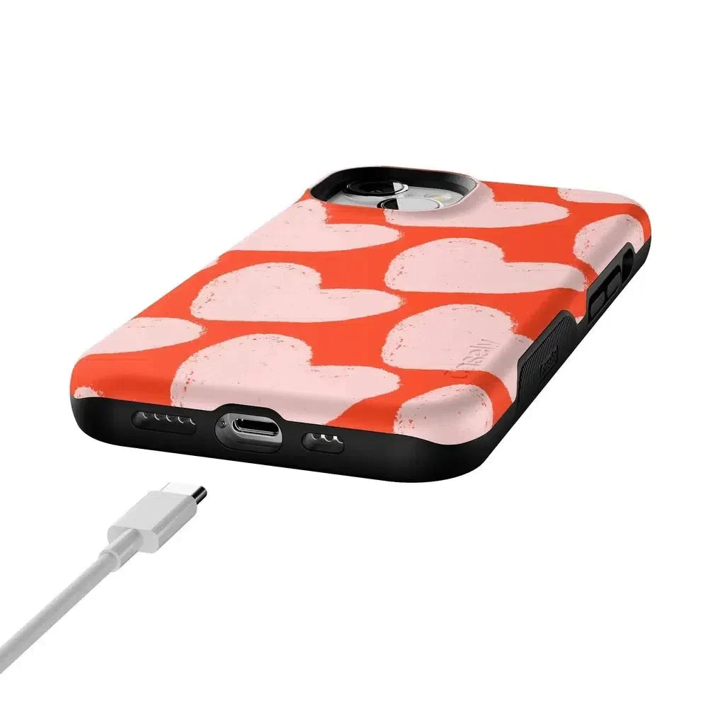 Love You More | Heart Doodle Case Phone Case Casetry