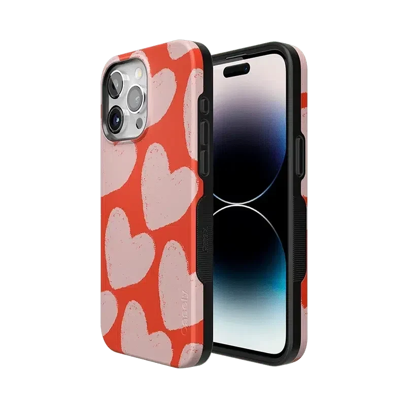 Love You More | Heart Doodle Case Phone Case Casetry