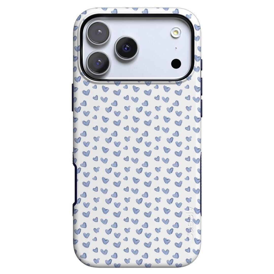 Lovebug | Blue Hearts Case Phone Case Casetry Bold + MagSafe® iPhone 17 Pro Max