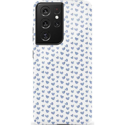 The Valentine's Collection | Blue Heart Case Phone Case Casetry Essential Galaxy S22 Plus