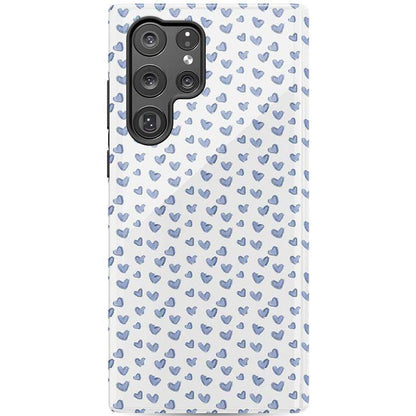 The Valentine's Collection | Blue Heart Case Phone Case Casetry Essential Galaxy S22