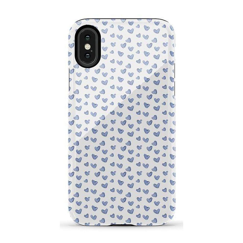 The Valentine's Collection | Blue Heart Case Phone Case Casetry Essential iPhone X / XS