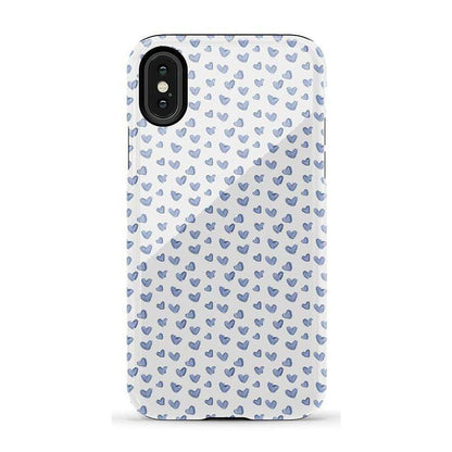 The Valentine's Collection | Blue Heart Case Phone Case Casetry Essential iPhone X / XS