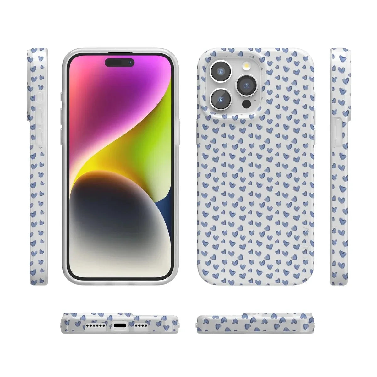 Lovebug | Blue Hearts Case Phone Case Casetry