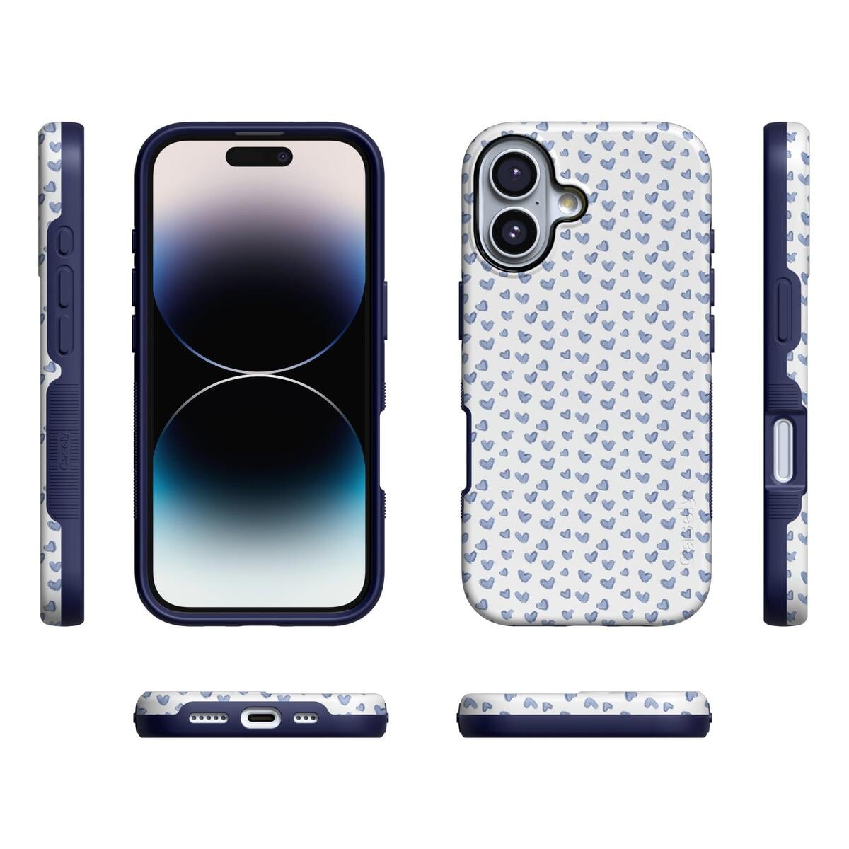 Lovebug | Blue Hearts Case Phone Case Casetry