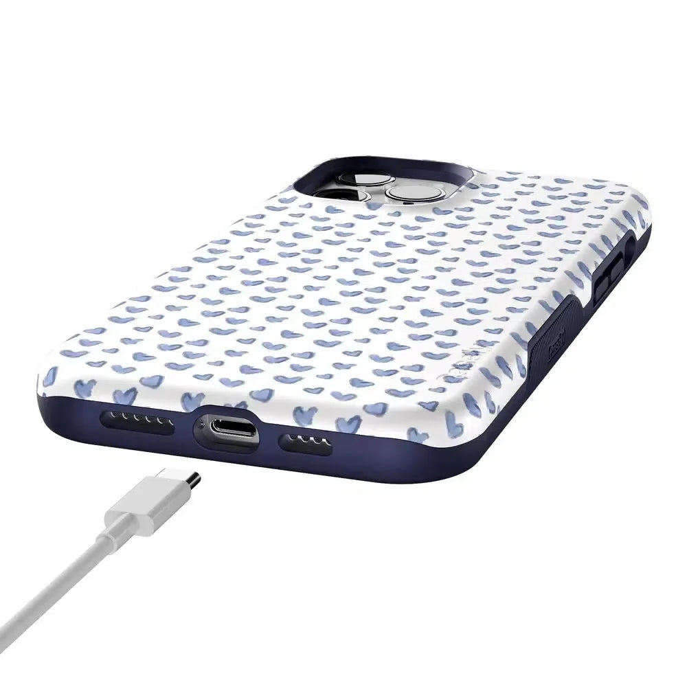 Lovebug | Blue Hearts Case Phone Case Casetry
