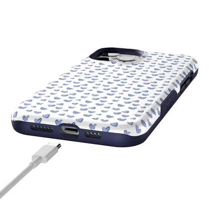 Lovebug | Blue Hearts Case Phone Case Casetry