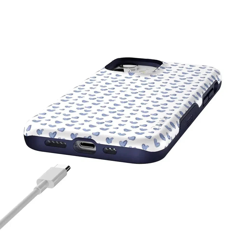 Lovebug | Blue Hearts Case Phone Case Casetry