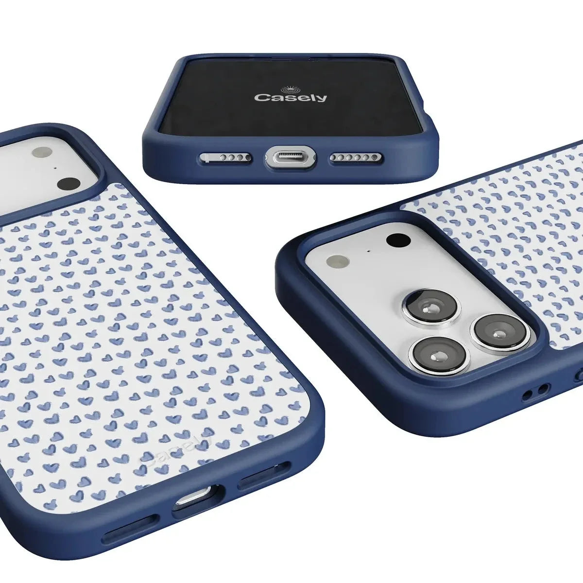 Lovebug | Blue Hearts Case Phone Case get.casely