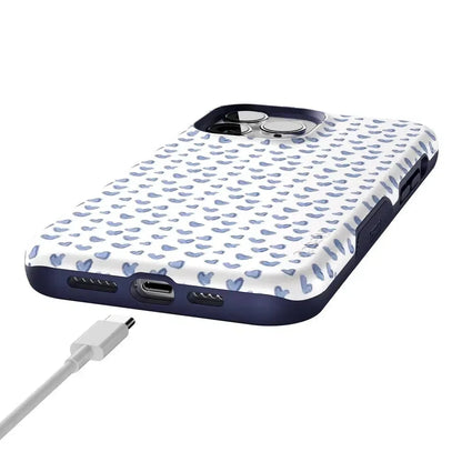 Lovebug | Blue Hearts Case Phone Case Casetry