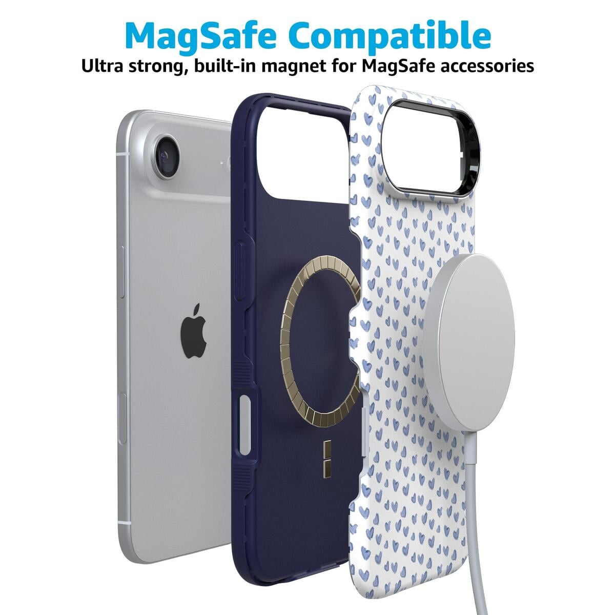 Lovebug | Blue Hearts Case Phone Case Casetry