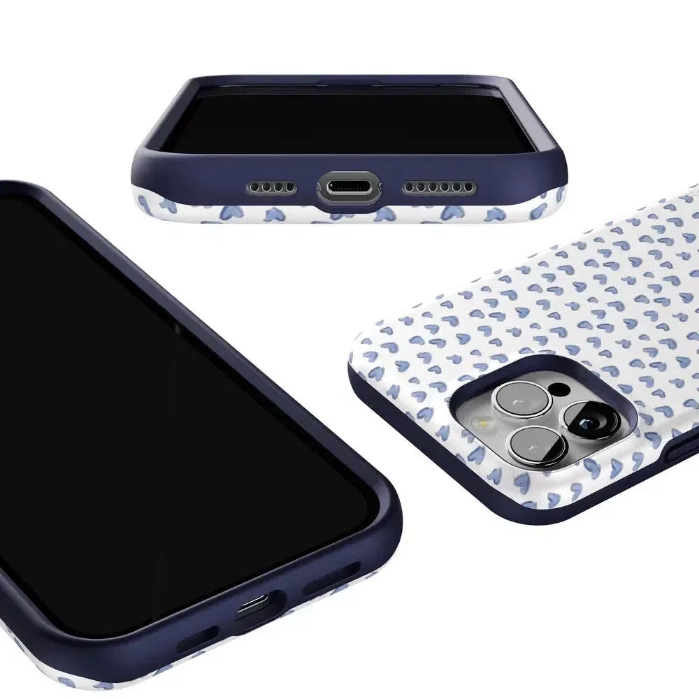 Lovebug | Blue Hearts Case Phone Case Casetry