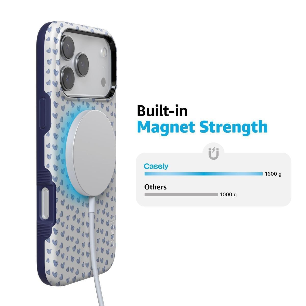 Lovebug | Blue Hearts Case Phone Case Casetry