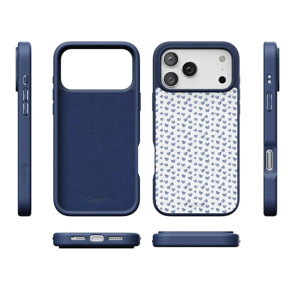 Lovebug | Blue Hearts Case Phone Case get.casely