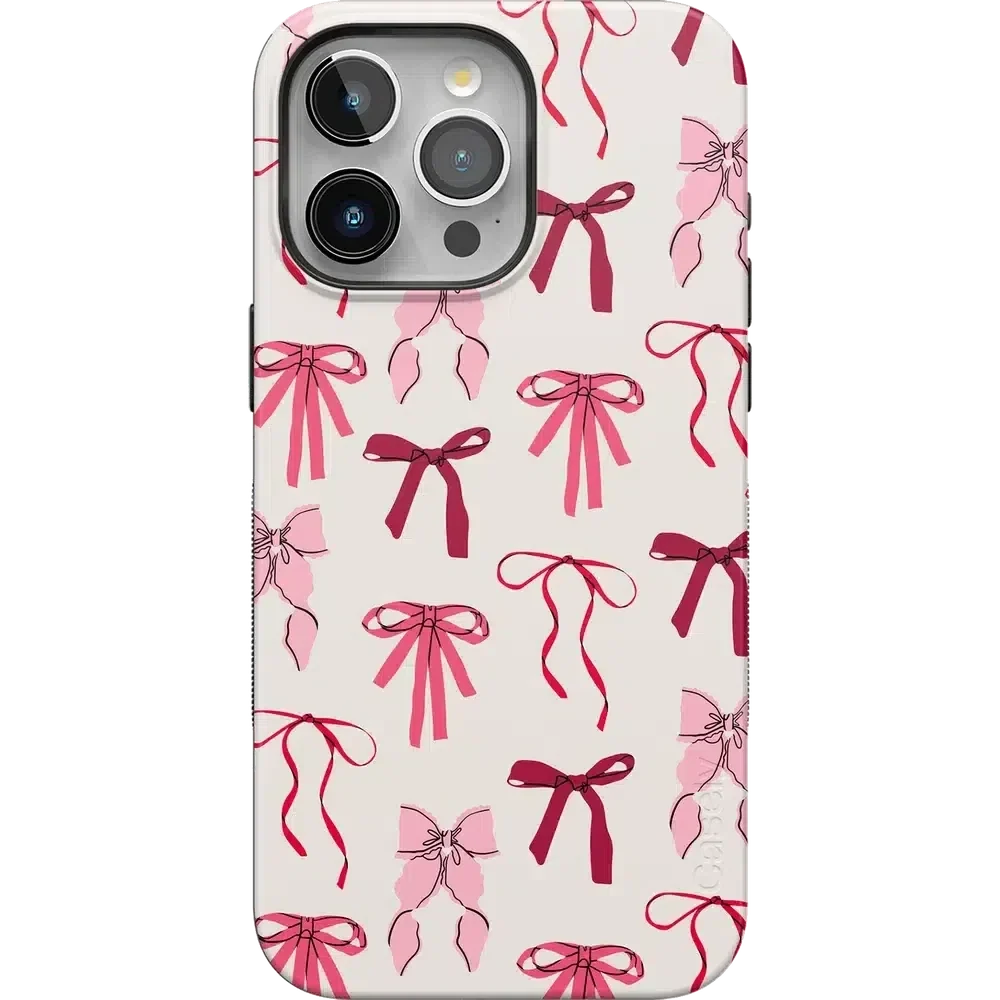Lover Girlie | Pink Bows iPhone Case Phone Case Casetry Bold Flex + MagSafe® iPhone 15 Pro Max