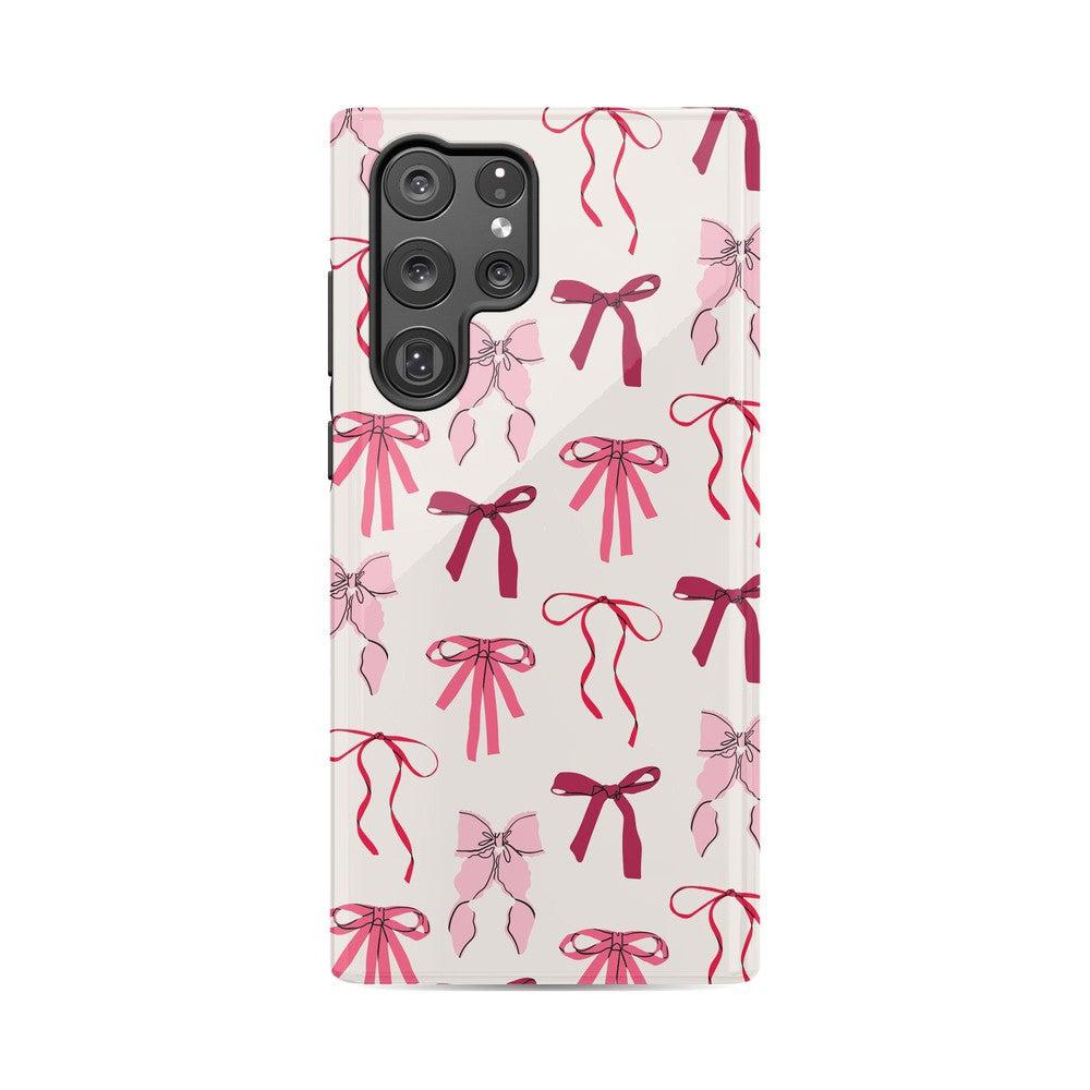 Lover Girlie | Pink Bows Case Phone Case Casetry Essential Galaxy S22 Ultra