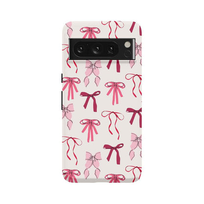 Lover Girlie | Pink Bows Case Phone Case Casetry Essential Google Pixel 9