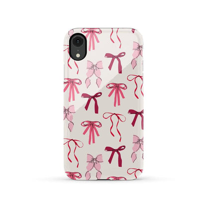 Lover Girlie | Pink Bows Case Phone Case Casetry Essential iPhone XR