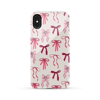 Lover Girlie | Pink Bows Case Phone Case Casetry Essential iPhone XS Max