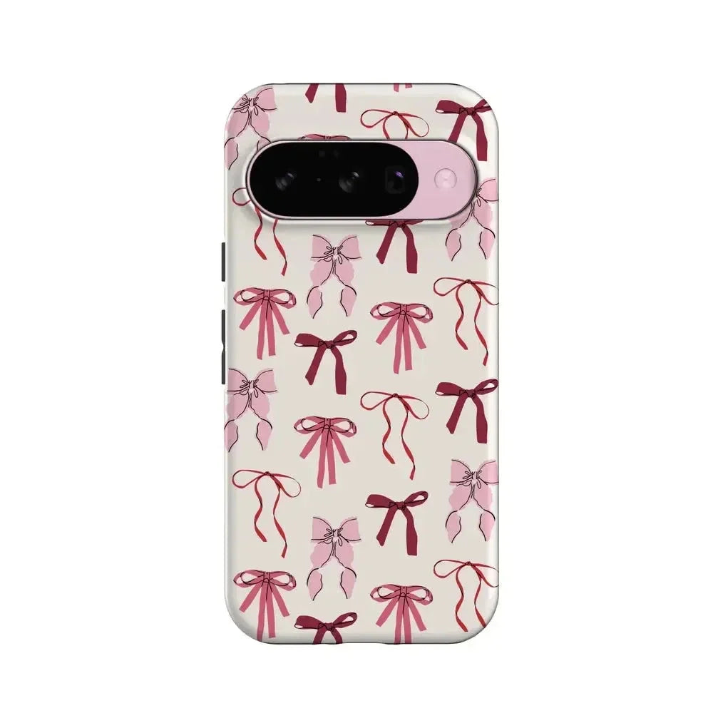 Lover Girlie | Pink Bows iPhone Case Phone Case Casetry Essential + MagSafe® Google Pixel 10