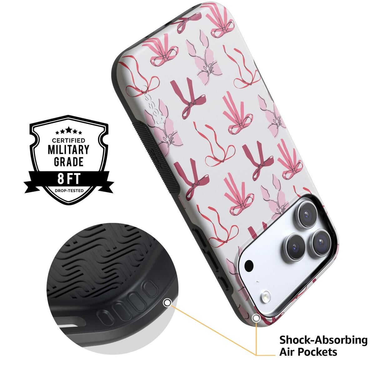 Lover Girlie | Pink Bows iPhone Case Phone Case Casetry