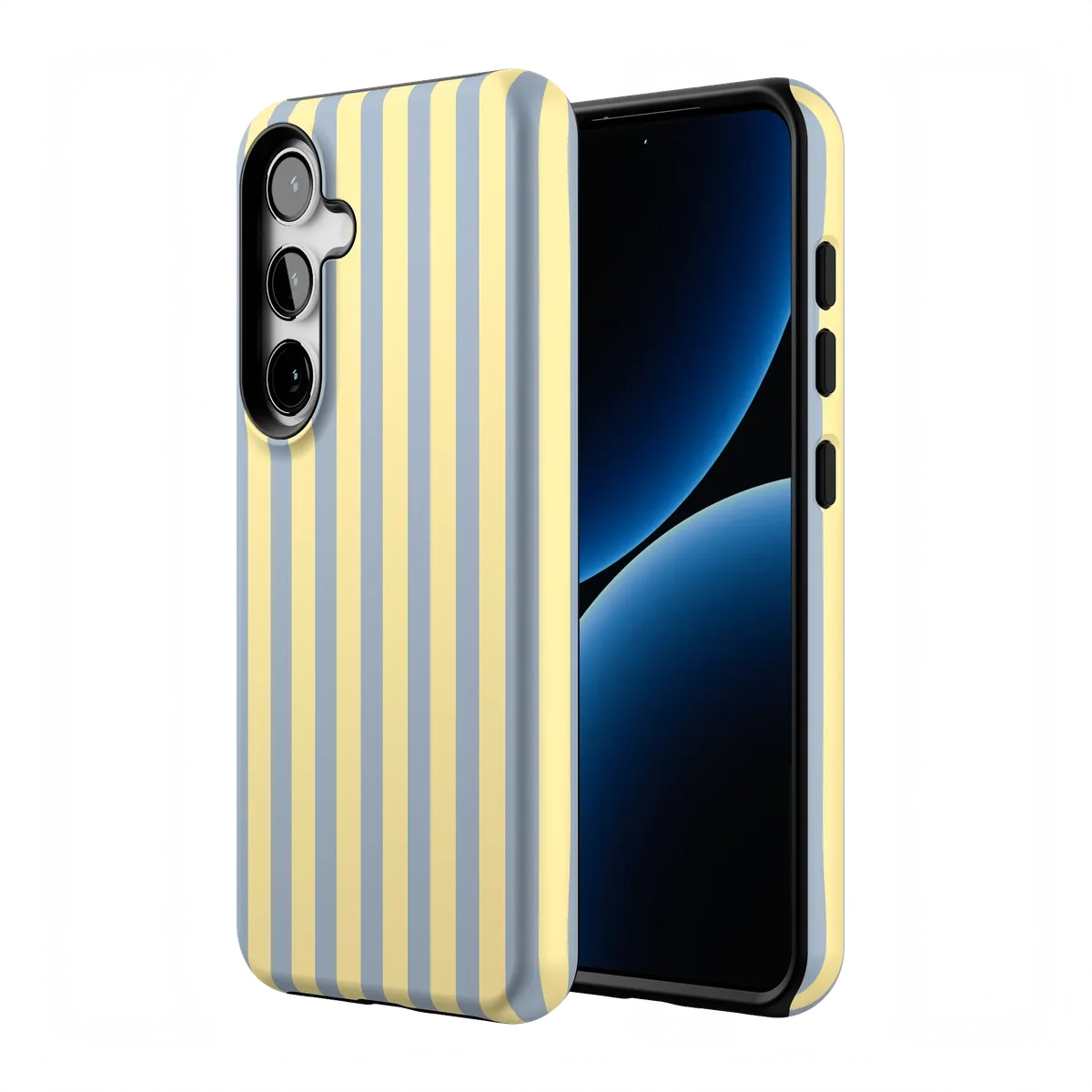 Coastline Stripes | Blue & Yellow Case