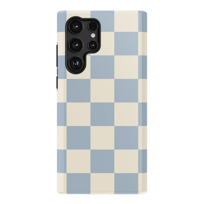 Fit Check | Light Blue Checkerboard Case - Galaxy S22 Ultra