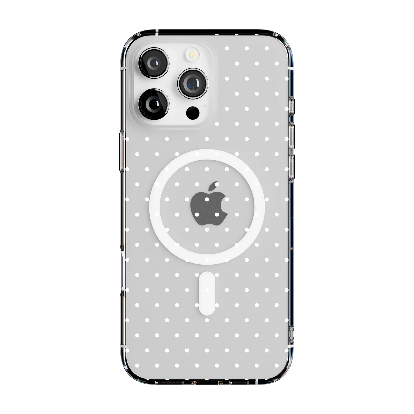 On the Dot | White Polka Dot Case
