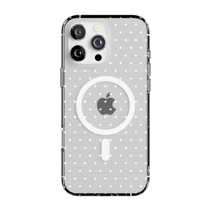 On the Dot | White Polka Dot Case