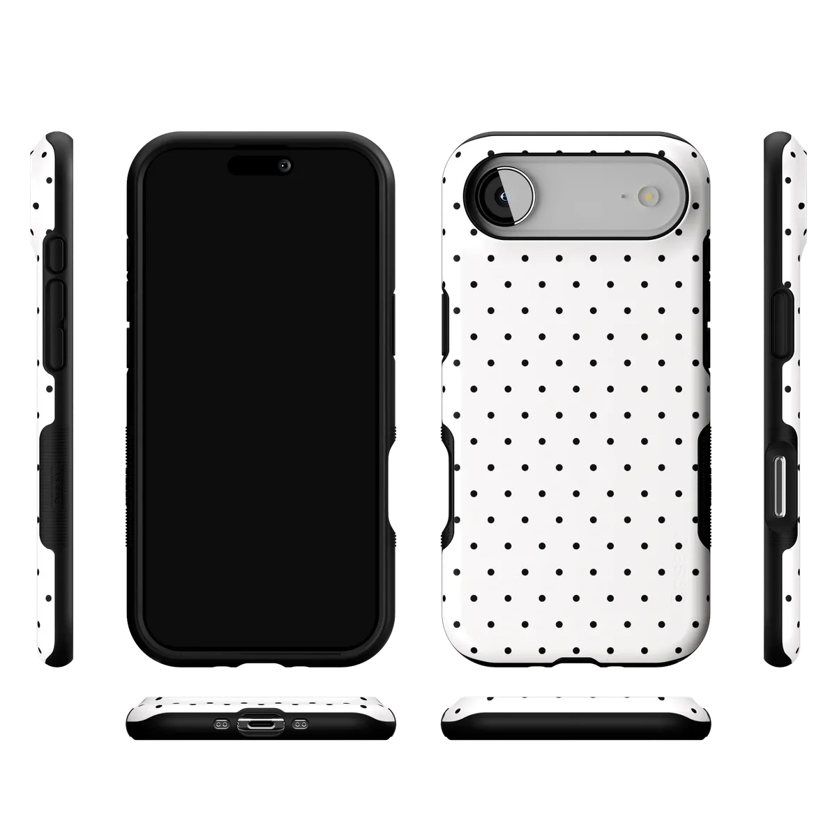 On the Dot | Black Polka Dot Case