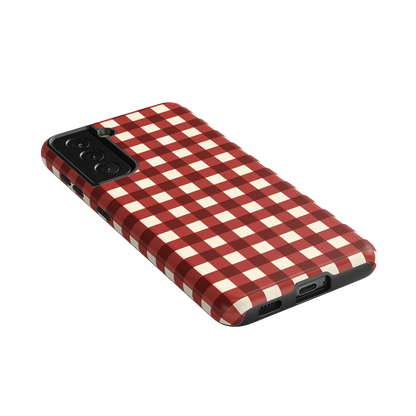 Checked Twice | Red Plaid Case