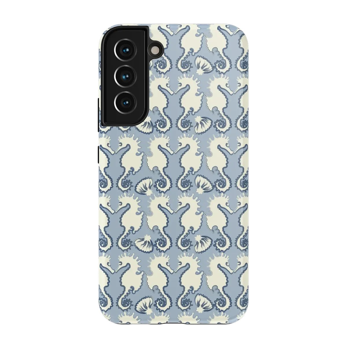 Seahorse Drift | Coastal Blues Case - Galaxy S22 Plus