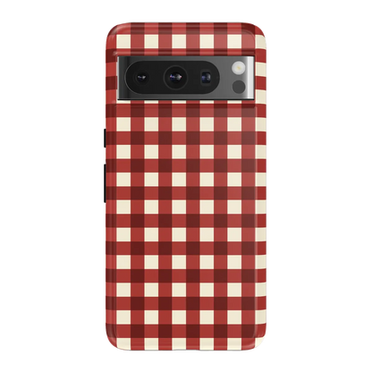 Checked Twice | Red Plaid Case