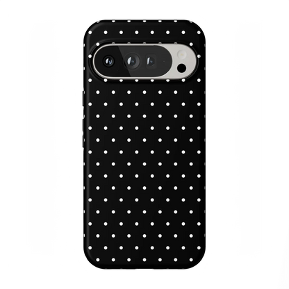 On the Dot | White Polka Dot Case