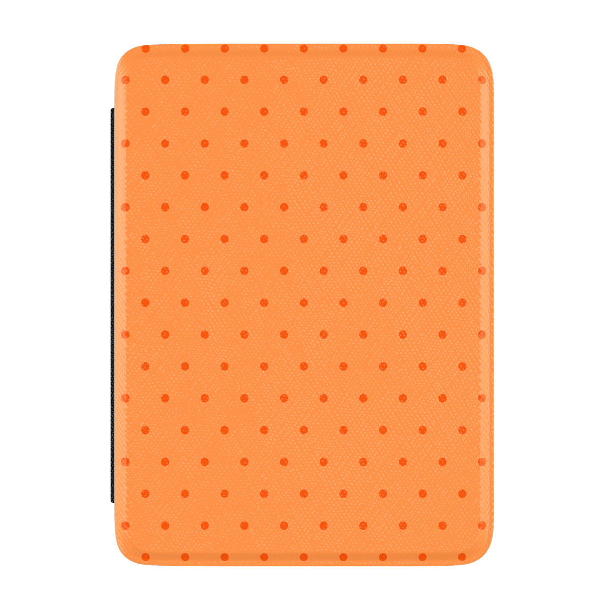 On the Dot | Orange Polka Dot Kindle Case