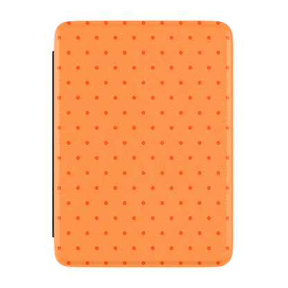 On the Dot | Orange Polka Dot Kindle Case