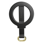 MagRing+ | Black Magnetic Adjustable Phone Ring with Keychain MagRing+ get.casely