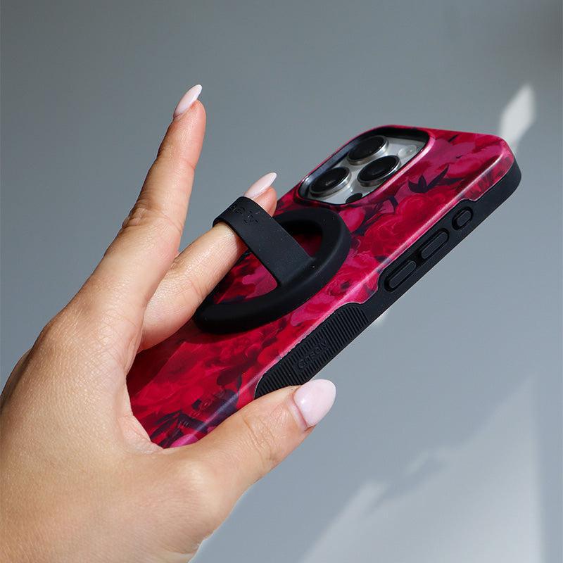 MagRing | Black Magnetic Phone Ring MagRing get.casely