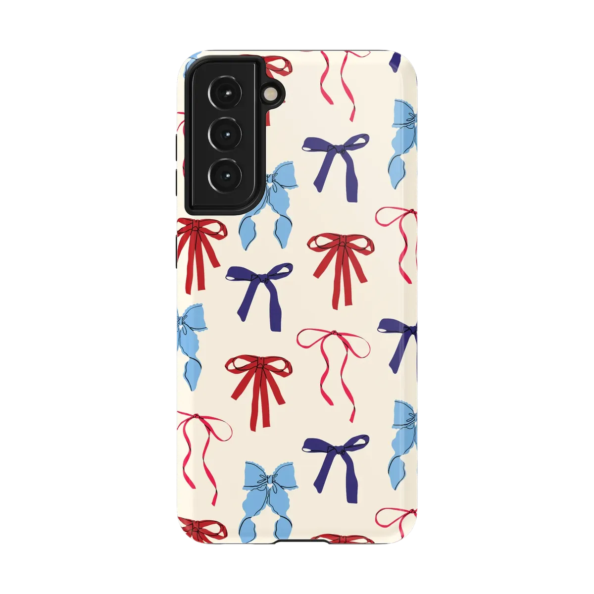 American Girlie | Red White & Blue Bows Case - Galaxy S21