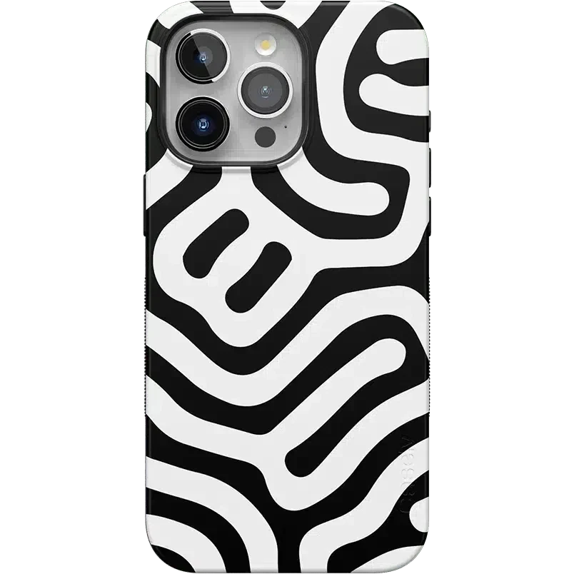 Maze | High Contrast Design Case Phone Case Casetry Bold Flex + MagSafe® iPhone 15 Pro Max