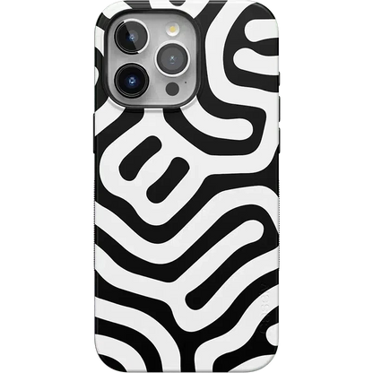Maze | High Contrast Design Case Phone Case Casetry Bold Flex + MagSafe® iPhone 15 Pro Max