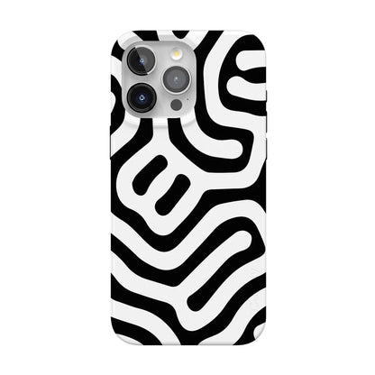 Maze | High Contrast Design Case Phone Case Casetry Classic + MagSafe® iPhone 15 Pro Max