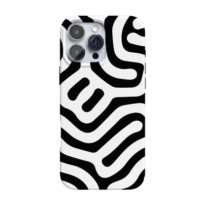 Maze | High Contrast Design Case Phone Case Casetry Classic + MagSafe® iPhone 16 Pro Max