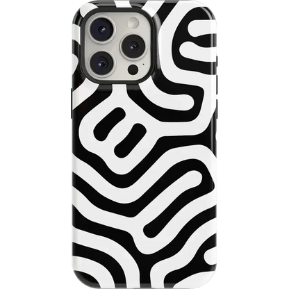 Maze | High Contrast Design Case Phone Case Casetry Essential + MagSafe® iPhone 15 Pro