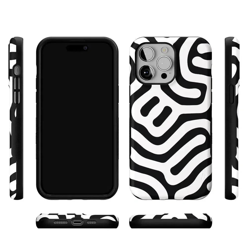 Maze | High Contrast Design Case Phone Case Casetry