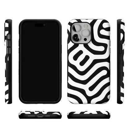 Maze | High Contrast Design Case Phone Case Casetry